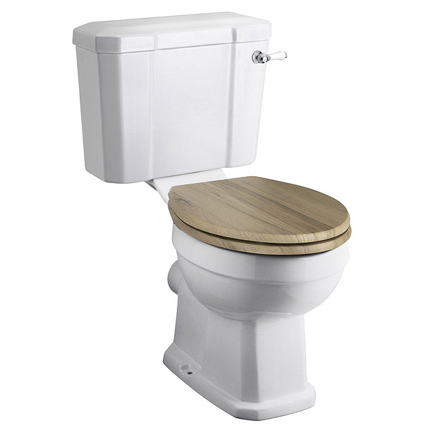 Old London Richmond Close Coupled Traditional Toilet + Soft Close Seat Large Image