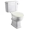 Old London Richmond Close Coupled Traditional Toilet + Ivory Soft Close Seat  Large Image