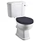 Old London Richmond Close Coupled Traditional Toilet + Twilight Blue Soft Close Seat Large Image