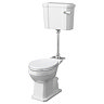 Old London Richmond Comfort Height Mid-Level Traditional Toilet + White Soft Close Seat Large Image