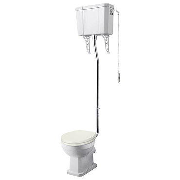 Old London Richmond High Level Traditional Toilet + Soft Close Seat  Feature Large Image