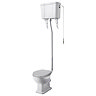 Old London Richmond High Level Traditional Toilet + Stone Grey Soft Close Seat Large Image