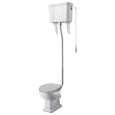 Old London Richmond High Level Traditional Toilet + Soft Close Seat  Feature Large Image