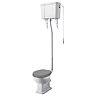 Old London Richmond High Level Traditional Toilet + Storm Grey Soft Close Seat Large Image