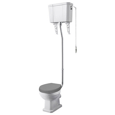 Old London Richmond High Level Traditional Toilet + Soft Close Seat  Feature Large Image