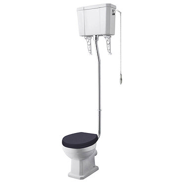 Old London Richmond High Level Traditional Toilet + Soft Close Seat  Feature Large Image