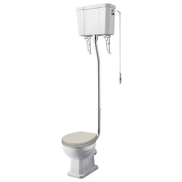 Old London Richmond High Level Traditional Toilet + Soft Close Seat  Feature Large Image