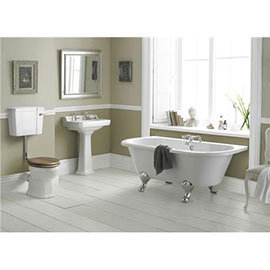 Old London - Richmond Low Level Bathroom Suite with Back To Wall Bath Medium Image