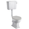 Old London Richmond Low Level Traditional Toilet + Stone Grey Soft Close Seat Large Image