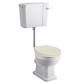 Old London Richmond Low Level Traditional Toilet + Ivory Soft Close Seat Large Image