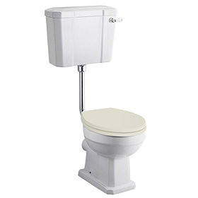 Old London Richmond Low Level Traditional Toilet + Ivory Soft Close Seat  Large Image