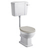 Old London Richmond Low Level Traditional Toilet + Timeless Sand Soft Close Seat Large Image