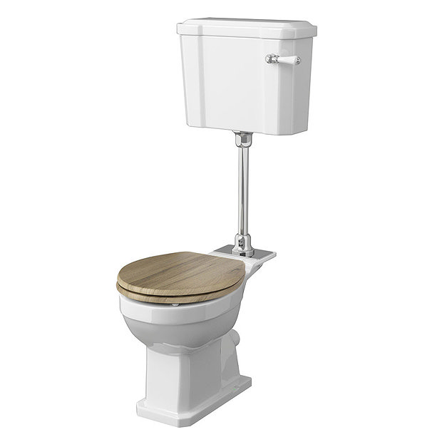 Old London Richmond Mid-Level Traditional Toilet + Soft Close Seat Large Image