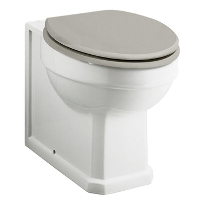 Old London Richmond Traditional Back To Wall Pan + Stone Grey Soft Close Seat Large Image