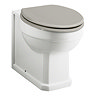 Old London Richmond Traditional Back To Wall Pan + Stone Grey Soft Close Seat Large Image