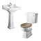 Old London Richmond Traditional Cloakroom Suite - Various Tap Hole Options Large Image