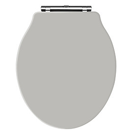 Old London - Stone Grey Soft Close Toilet Seat (For Chancery Toilets) - NLS498 Large Image