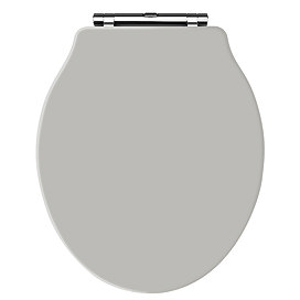 Old London - Stone Grey Soft Close Toilet Seat (For Chancery Toilets) - NLS498 Large Image
