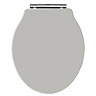 Old London - Stone Grey Soft Close Toilet Seat (For Chancery Toilets) - NLS498 Large Image