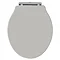 Old London - Stone Grey Soft Close Toilet Seat (For Chancery Toilets) - NLS498 Large Image