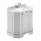 Old London Timeless Sand Art Deco 750mm Angled Cabinet with White Marble Basin Top Large Image