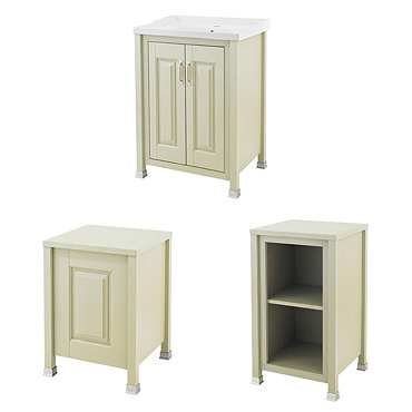 Old London Traditional 600mm Wide Cabinet Package - Pistachio  Profile Large Image