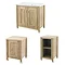 Old London Traditional 800mm Wide Cabinet Package - Natural Walnut Large Image