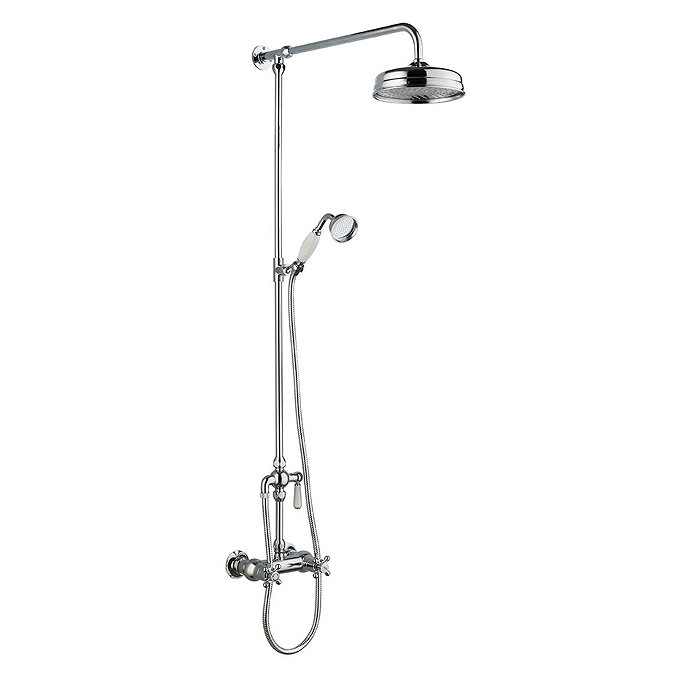 Old London Traditional Thermostatic Shower Valve & Rigid Riser Kit - A3117  Profile Large Image