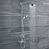 Old London Traditional Thermostatic Shower Valve & Rigid Riser Kit - A3117 Large Image