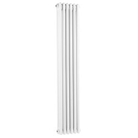 Old London - White Clarendon Radiator - 1500 x 291mm - LDR014 Large Image