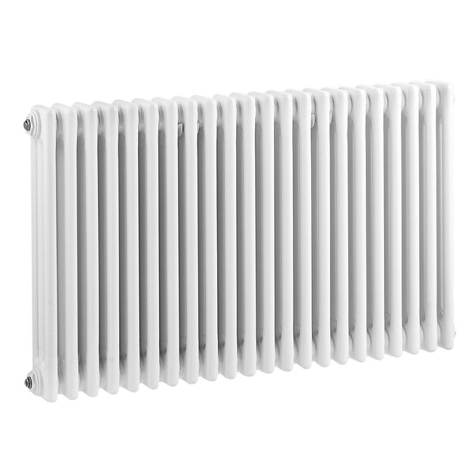 Old London - White Clarendon Radiator - 600 x 1011mm - LDR012 Large Image