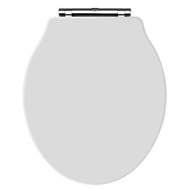 Old London - White Soft Close Toilet Seat (For Chancery Toilets) - NLS198 Large Image