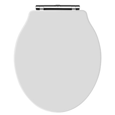 Old London - White Soft Close Toilet Seat (For Chancery Toilets) - NLS198 Profile Large Image