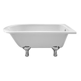 Old London Winterburn 1500 x 750 Single Ended Traditional Shower Bath with Corbel Leg Set Large Imag