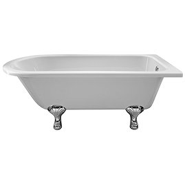 Old London Winterburn 1700 x 750 Single Ended Traditional Shower Bath with Corbel Leg Set Large Imag