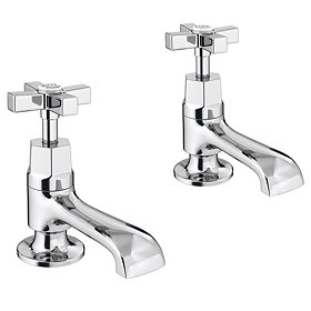 Olympia Art Deco Basin Taps Large Image