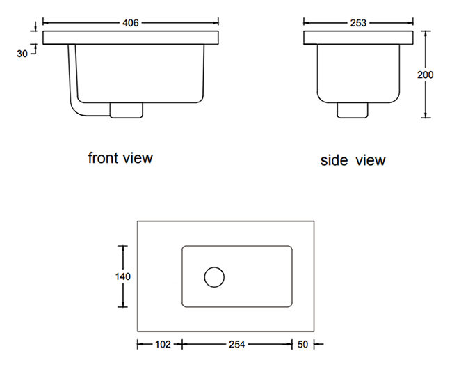 Opus 400mm Fluted Wall Hung Cloakroom Vanity Unit – Satin Grey with Marble‑Effect Basin & Brushed Brass Handle