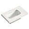 Opus 400mm Fluted Wall Hung Cloakroom Vanity Unit – Satin White with Marble‑Effect Basin & Brushed Brass Handle