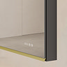 Opus 800x700mm LED Illuminated Mirror Cabinet incl. Anti-Fog, Touch Sensor and Time Display