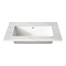 Opus 900mm Fluted Wall Hung 2-Drawer Vanity Unit – Satin Black with Marble‑Effect Basin & Brushed Brass Handles