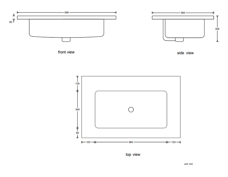 Opus 900mm Fluted Wall Hung 2-Drawer Vanity Unit – Satin White with Marble‑Effect Basin & Brushed Brass Handles