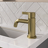 Opus Brushed Brass Cloakroom Mini Basin Mixer Tap