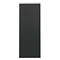 Opus Fluted Tall WC Unit – Satin Black with Marble‑Effect Lid & Brushed Brass Trim (Unit Only)