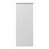 Opus Fluted Tall WC Unit – Satin White with Marble‑Effect Lid & Brushed Brass Trim (Unit Only)