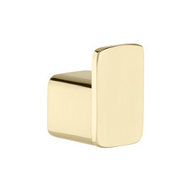 Opus Robe Hook - Brushed Brass