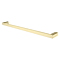 Opus Single Towel Rail 600mm - Brushed Brass