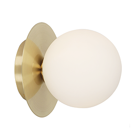 Opus Wall Mounted Light Brushed Brass