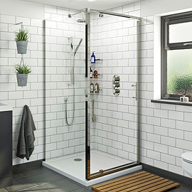 Orchard 760 x 760mm Pivot Hinged Square Shower Enclosure