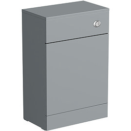 Orchard Elsdon Stone Grey Slimline 500mm Back to Wall Toilet Unit