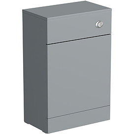 Orchard Elsdon Stone Grey Slimline 500mm Back to Wall Toilet Unit